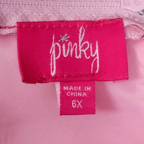 Pinky Girl's Butterfly Tulle Dress Size 6X NWT - Picture 6 of 11